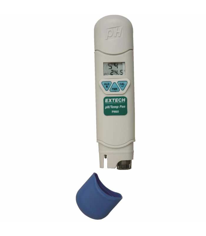 Extech PH60 [PH60] Waterproof pH Pen with Temperature